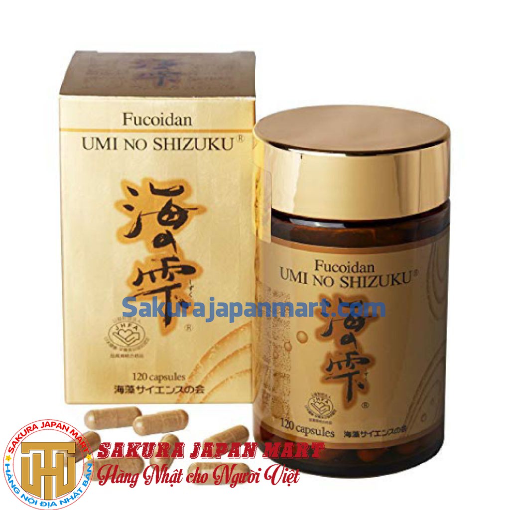 Viên uống hỗ trợ điều trị ung thư Fucoidan Umi No Shizuku 120 viên